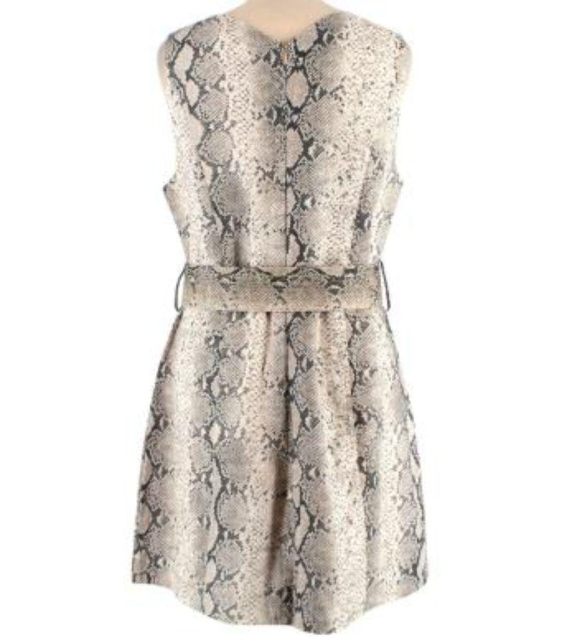 zimmermann snake print dress