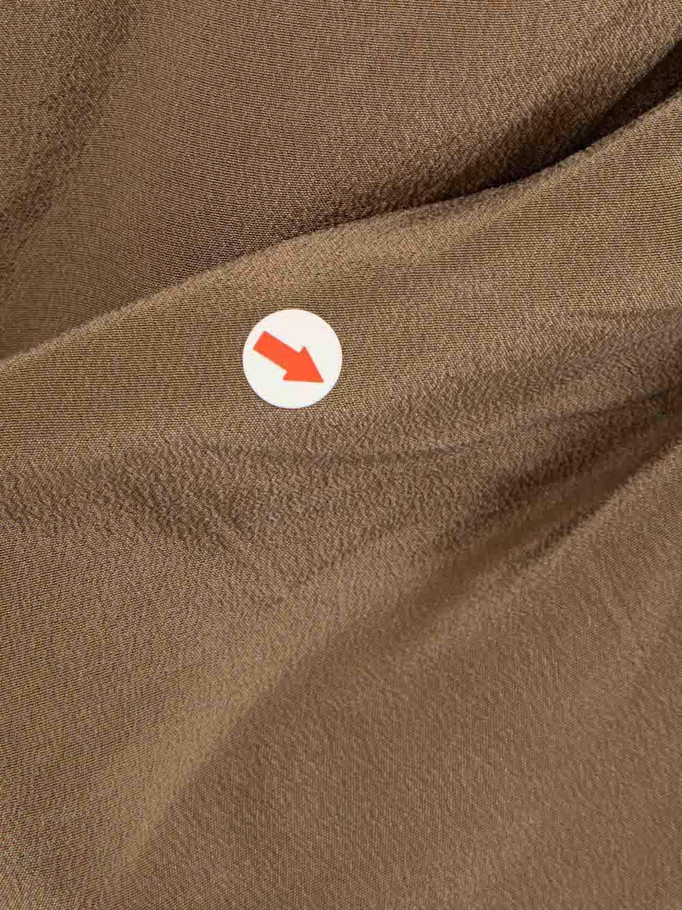 Zimmermann Taupe Drape Detail Mini Dress Taglia S in vendita 2