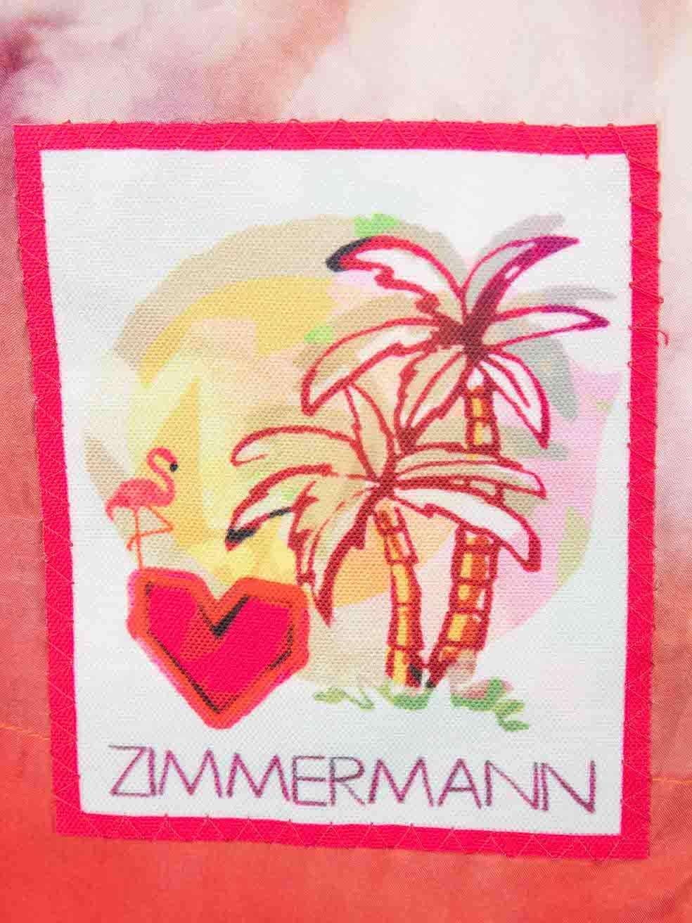 Women's Zimmermann Tie-Dye Silk Shorts Size L For Sale