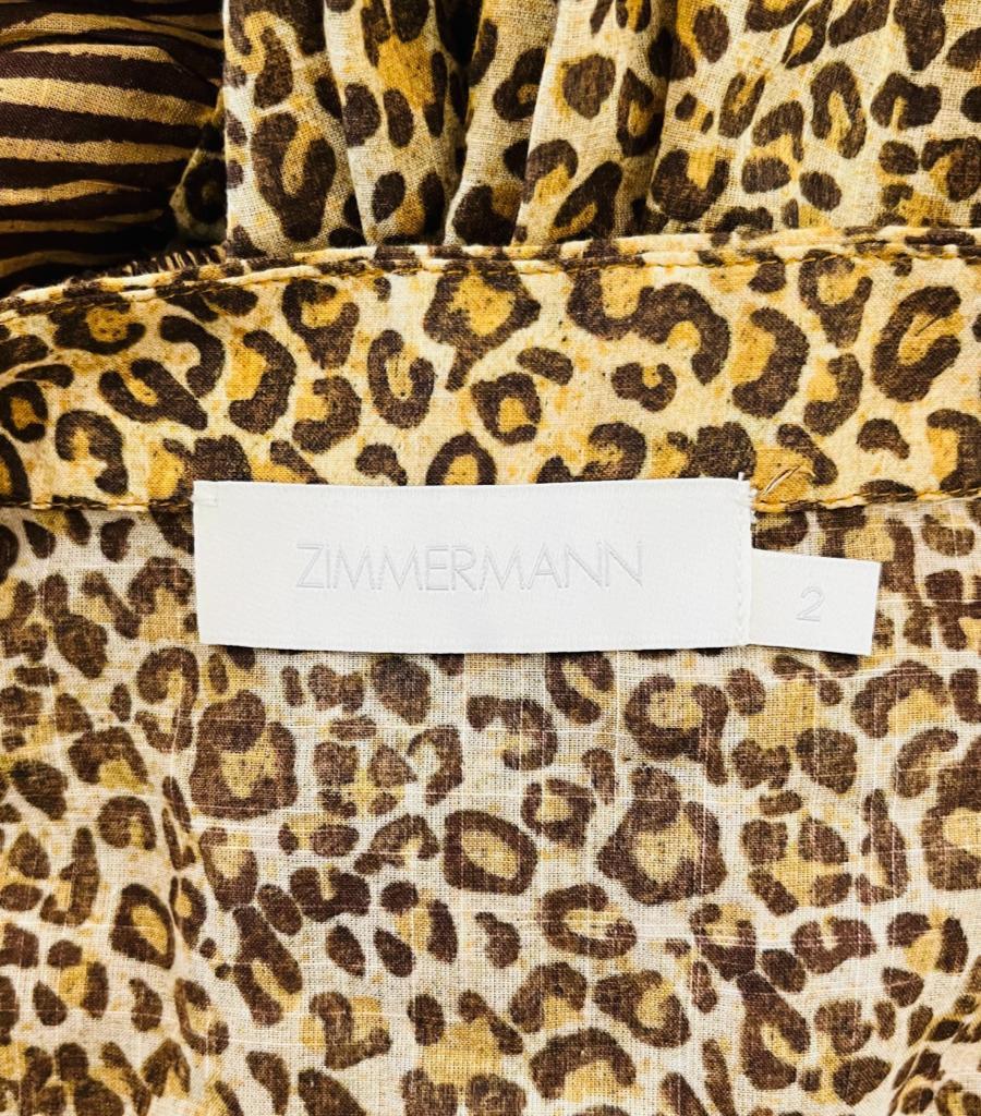 Zimmermann Tiered Cotton Dress For Sale 2
