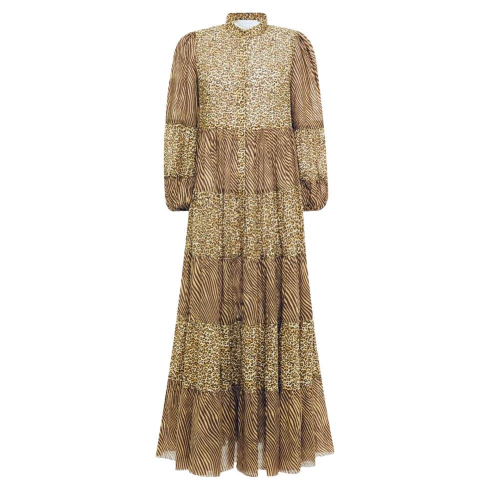 Zimmermann Tiered Cotton Dress For Sale