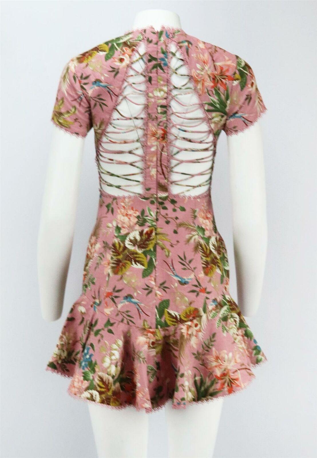 linen blend floral print dress