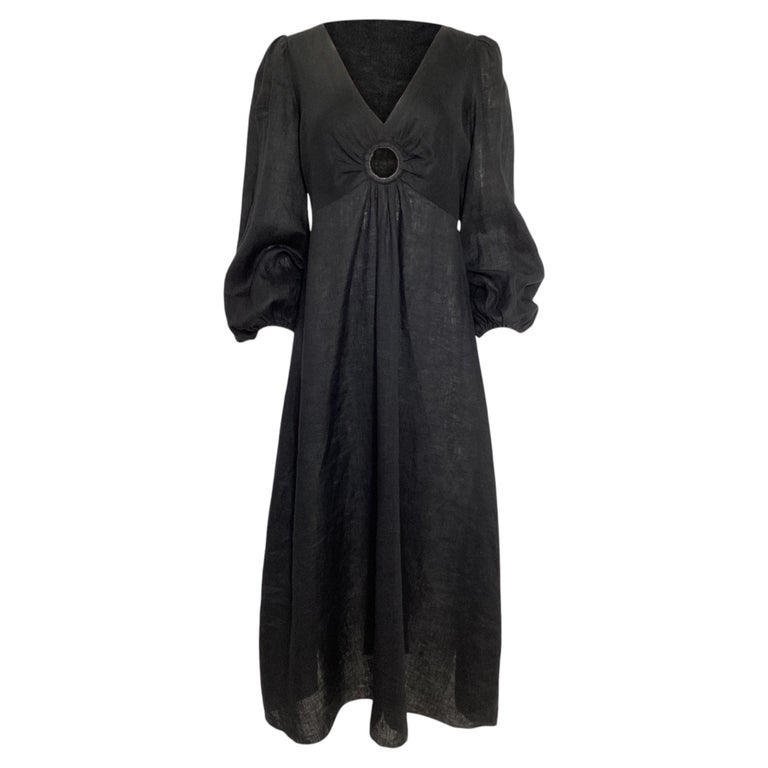 zimmermann black cut out dress - Wayfarer Cutout Linen Midi Mini dress DRESS OPTIONS:Only Over Dress stitch:aries-cut-out-gown-butter ASOS Design Pleated Wide Hem hits above the