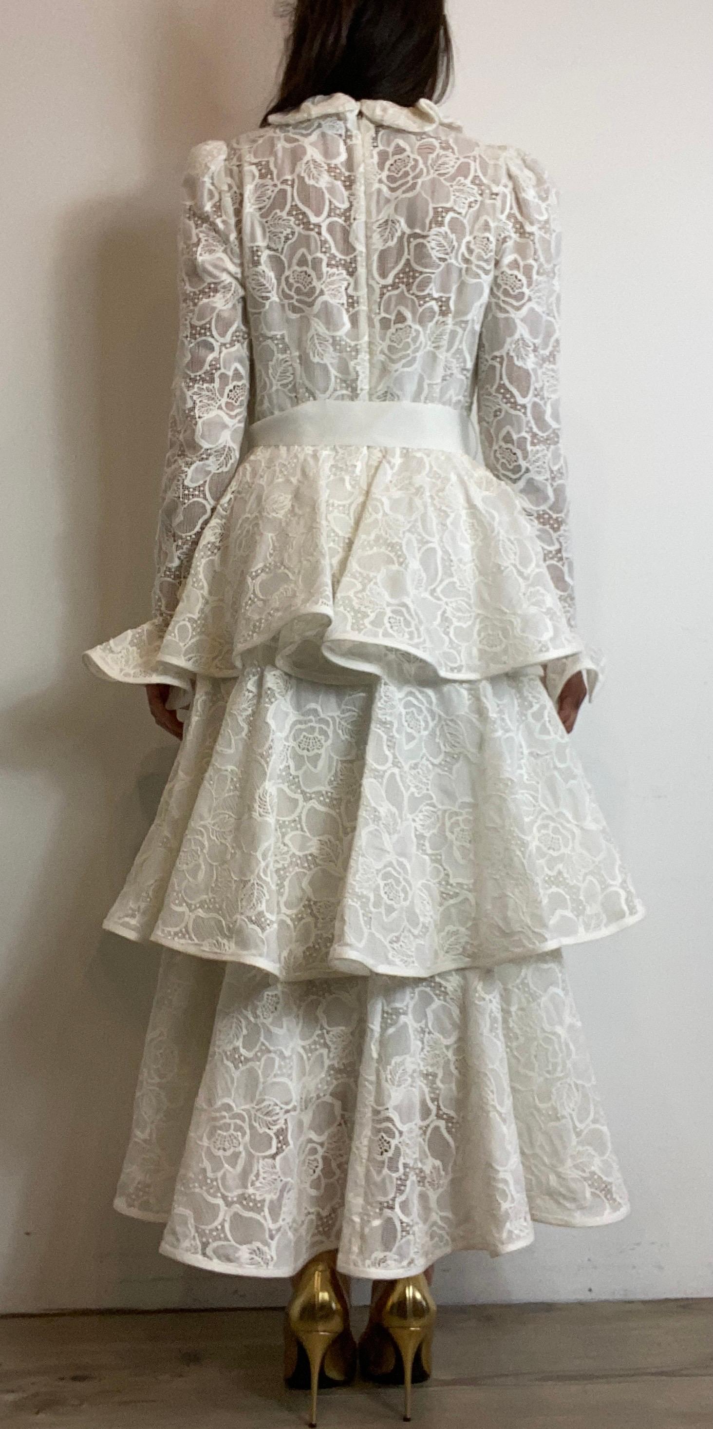 Zimmermann white dress Resort 2020 in vendita 7