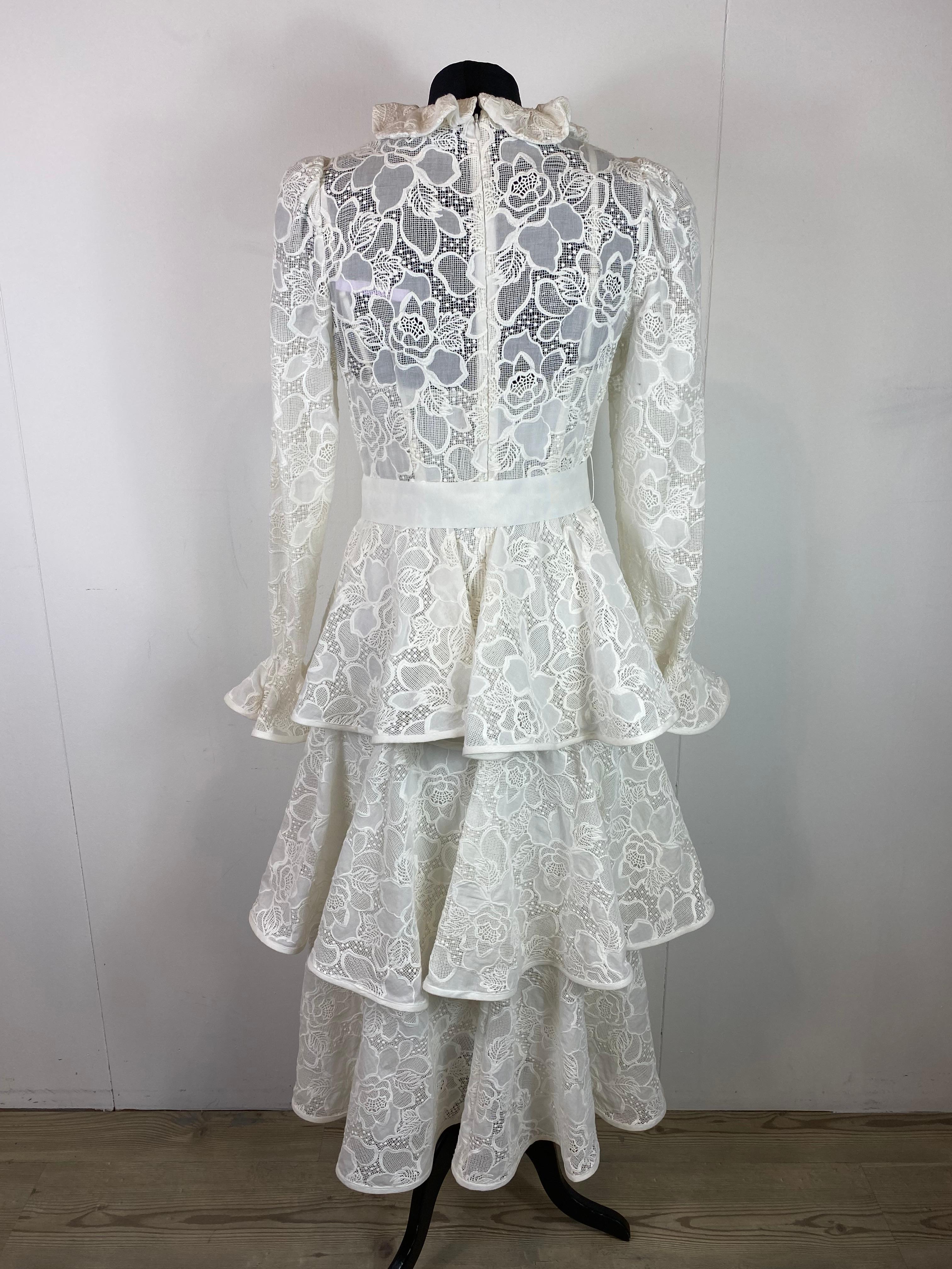 Gray Zimmermann white dress Resort 2020 in vendita