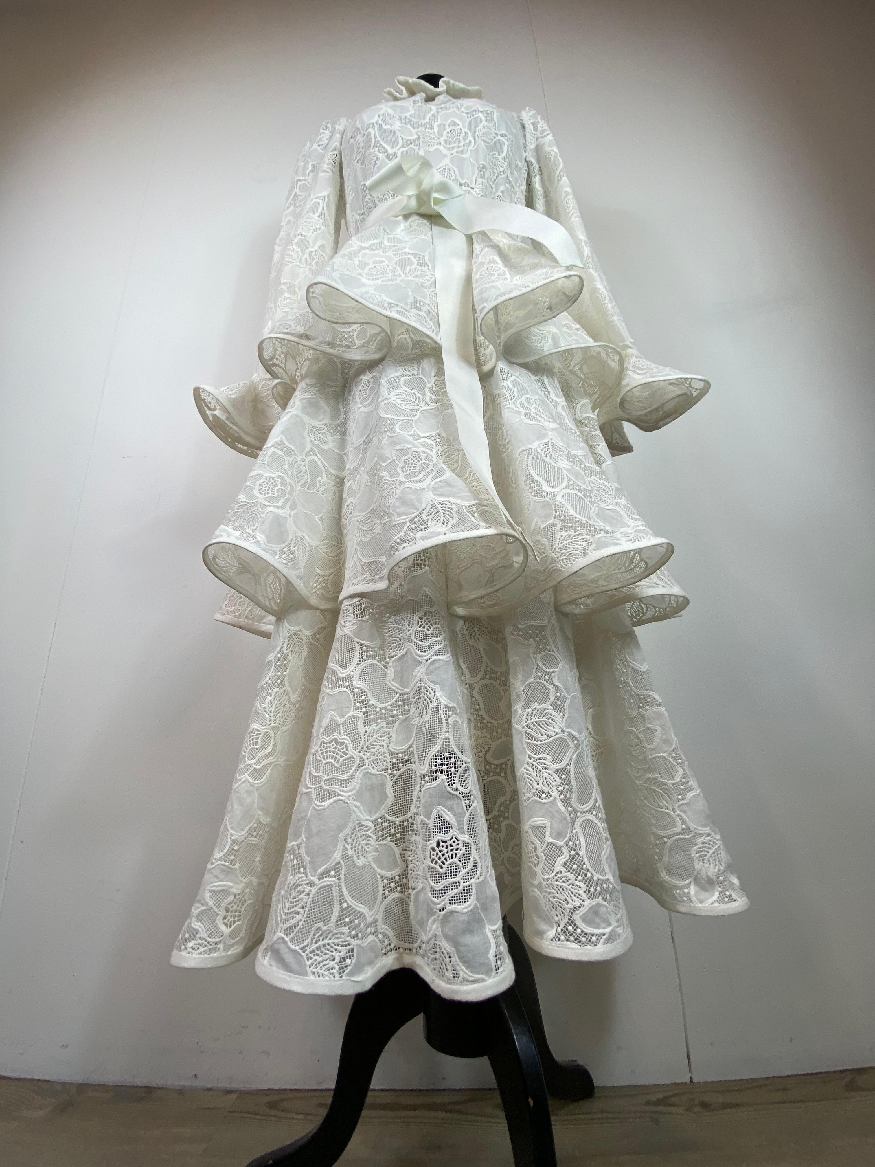 Zimmermann white dress Resort 2020 In condizioni ottime in vendita a Carnate, IT