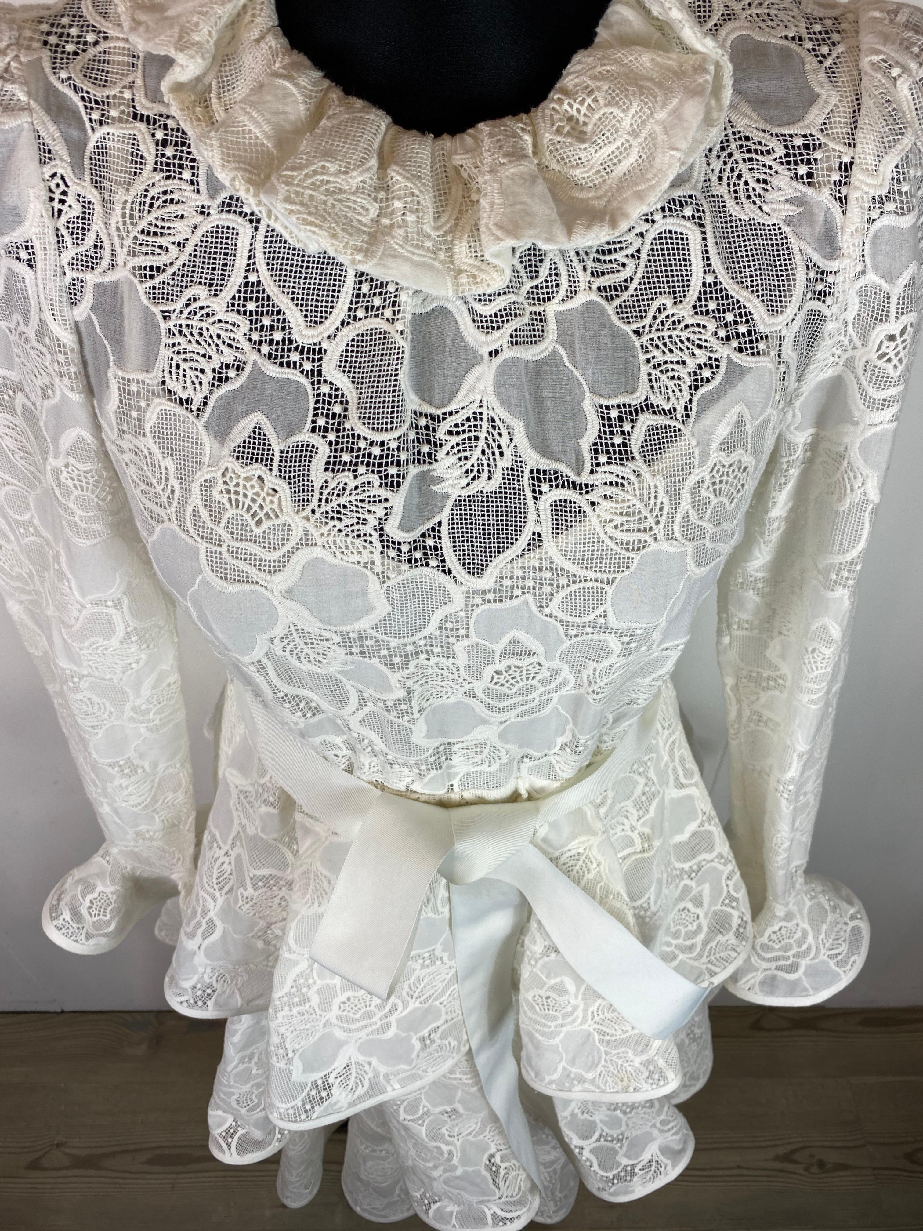 Donna Zimmermann white dress Resort 2020 in vendita