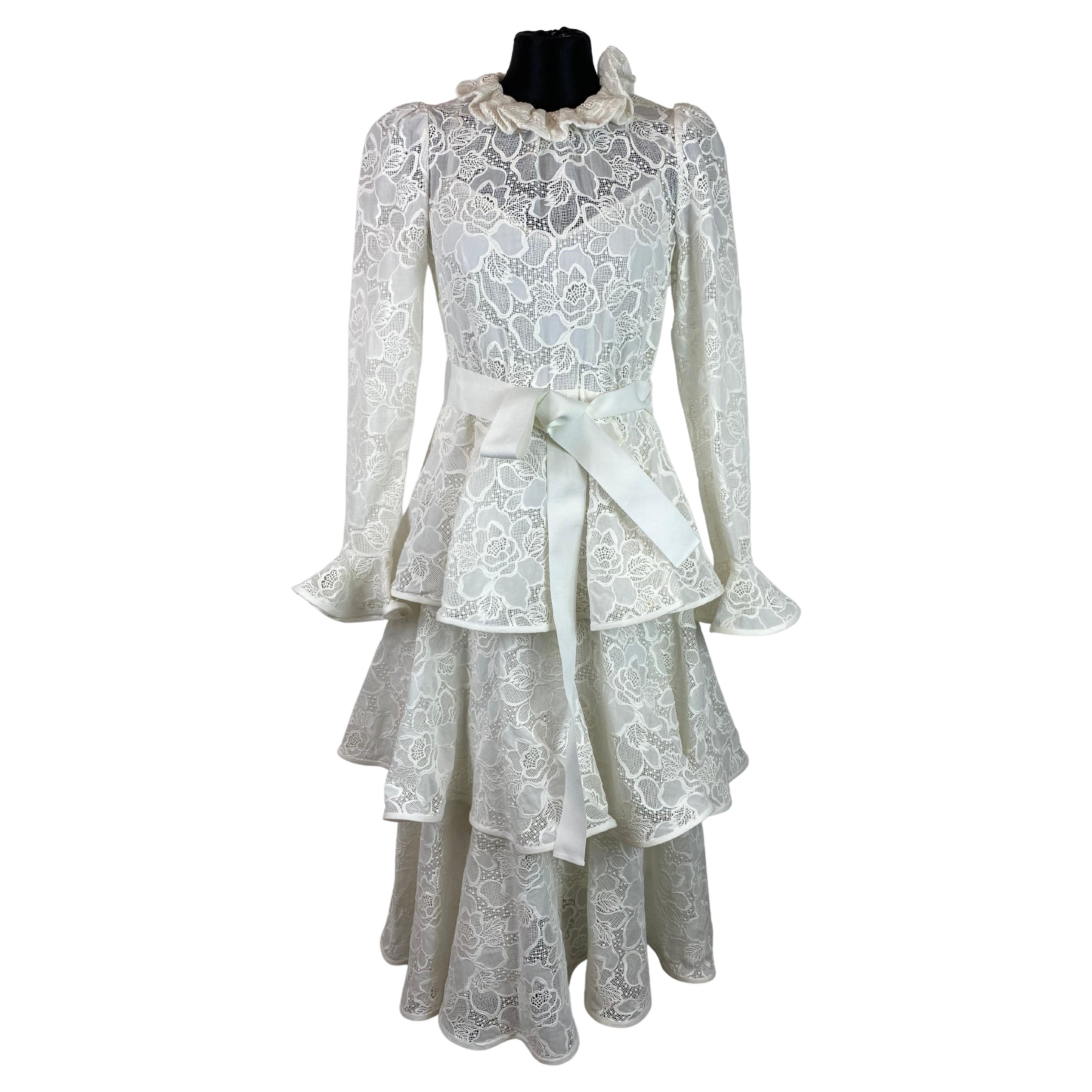 Zimmermann white dress Resort 2020 in vendita