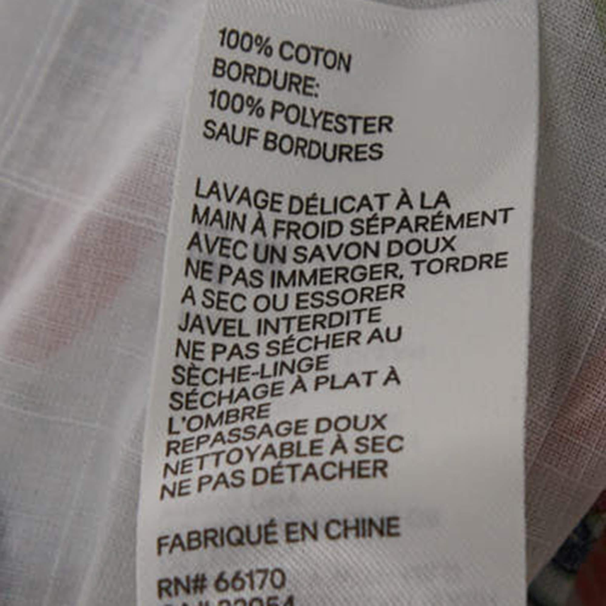 Zimmermann - Robe en coton imprimée à fleurs blanches (10 ans) Unisexe en vente