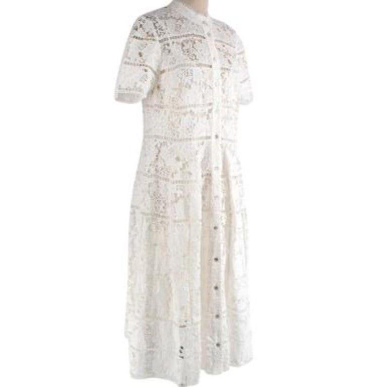 White Guipure shirt main image 1