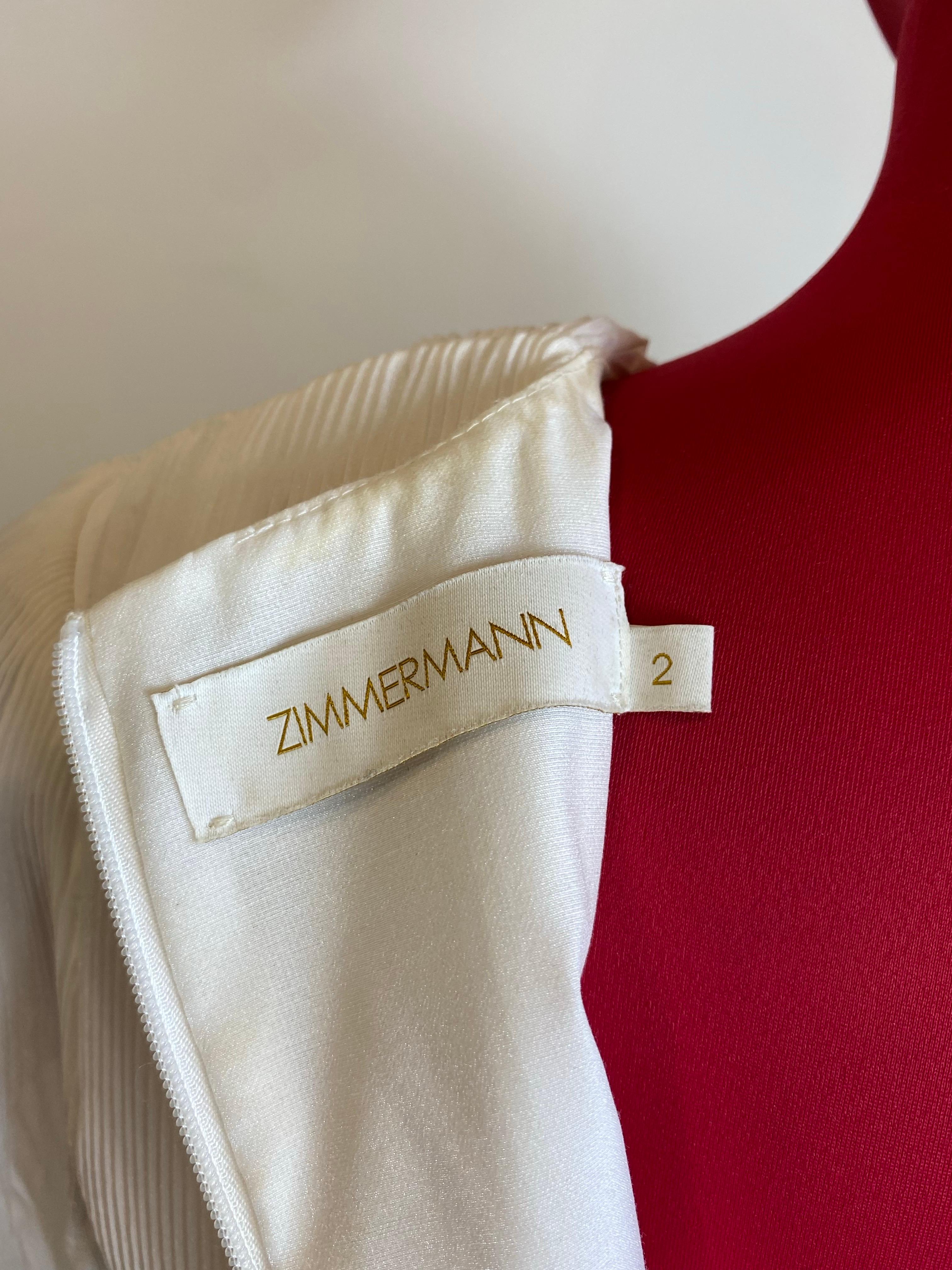 Zimmermann white long Dress For Sale 5