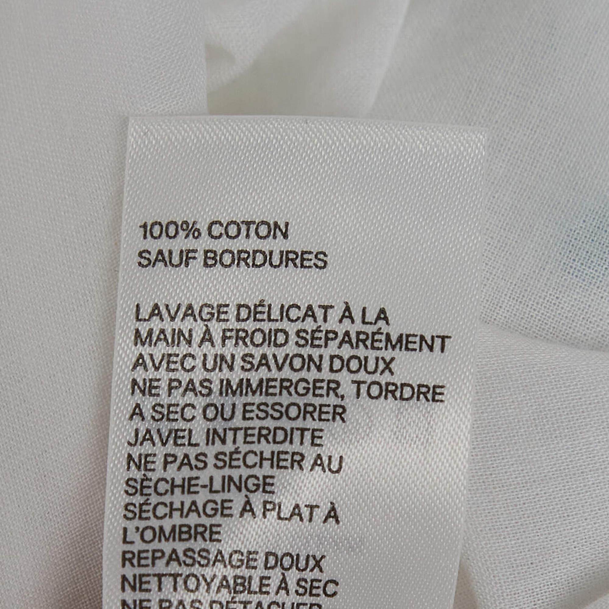 Women's or Men's Zimmermann White/Multicolor Polka-Dot Print Cotton Dress (10 Yrs) For Sale