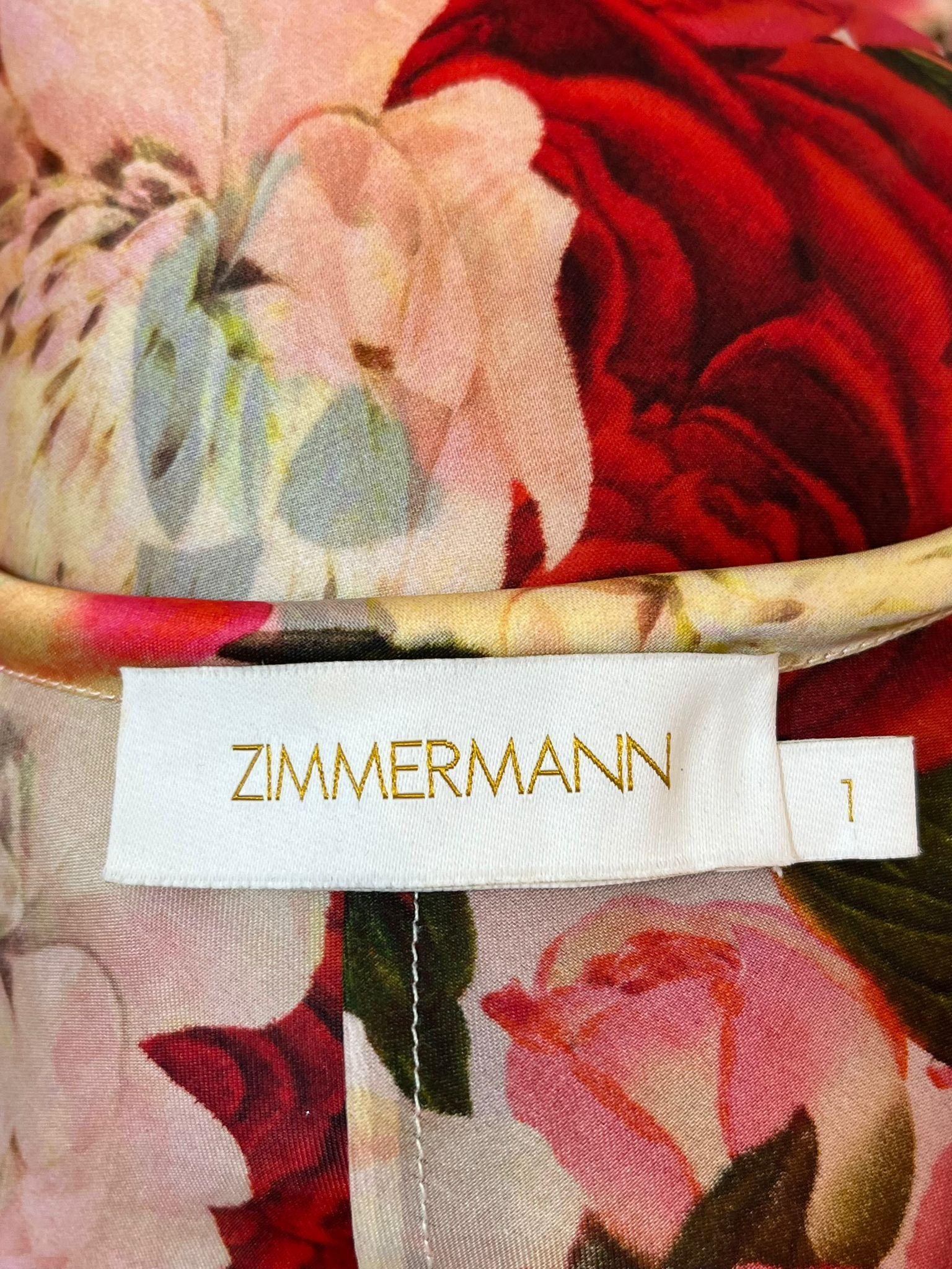 Women's or Men's Zimmermann Wonderlust Silk Gown Dress