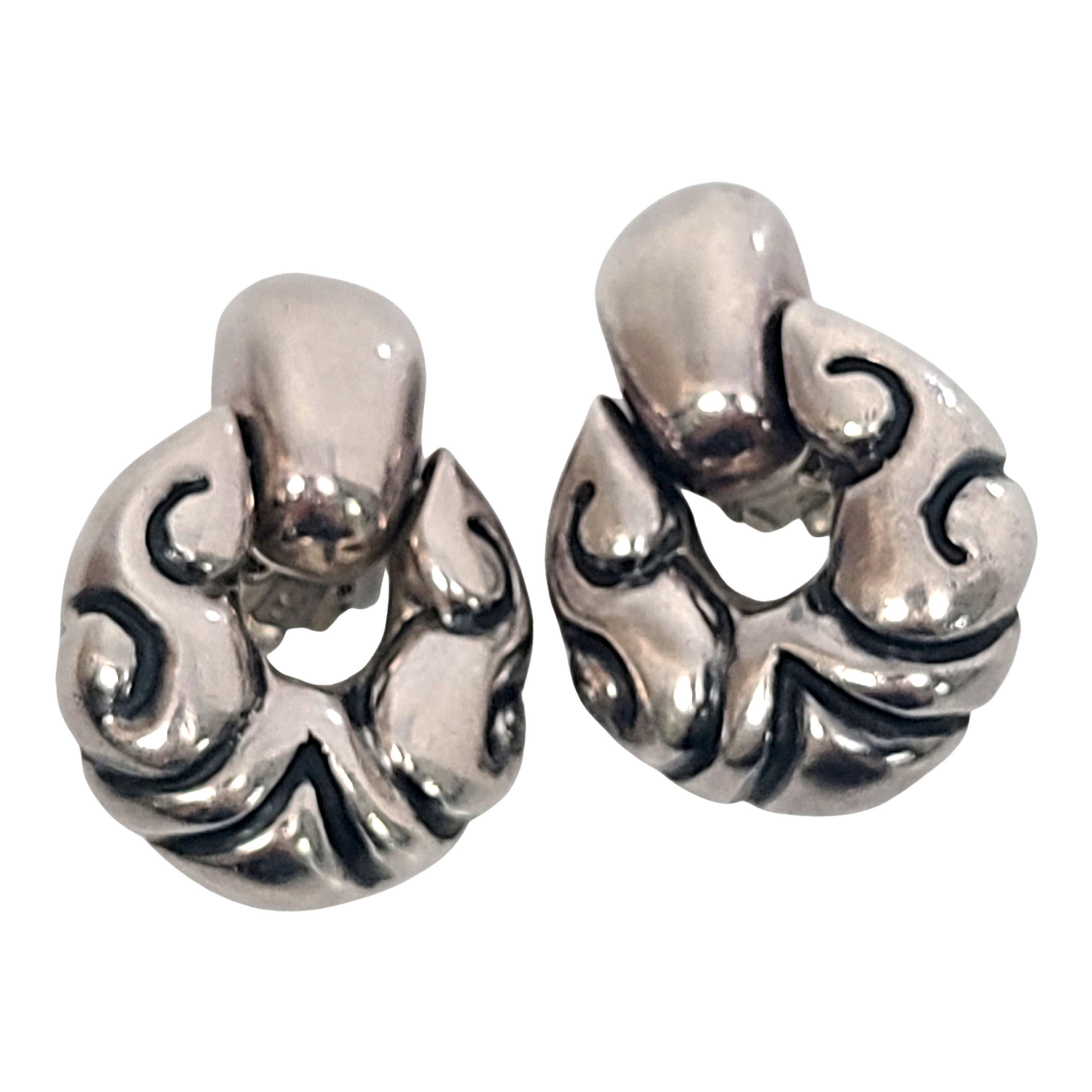 sterling silver clip earrings