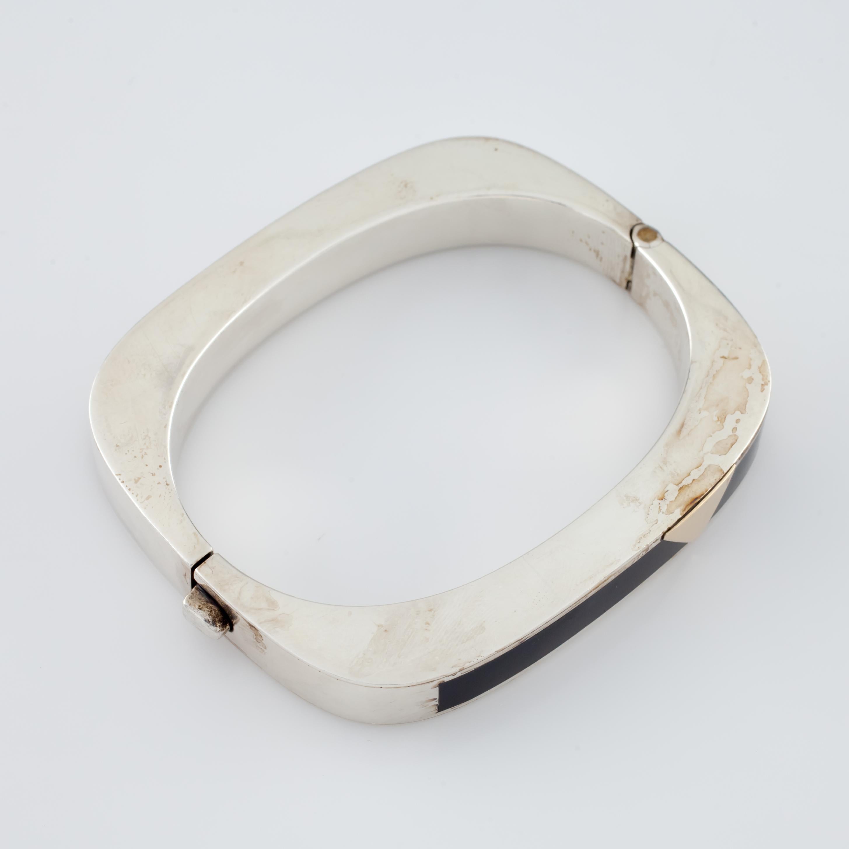 Modernista Bracciale modernista in argento 925 di Zina, misura 6,5 in vendita