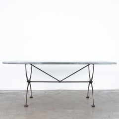 Zinc and Steel Metal Table