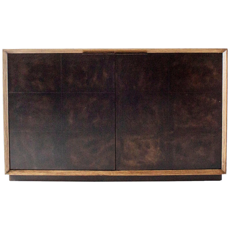 Modernist Inspired Two Door Cabinet For Sale