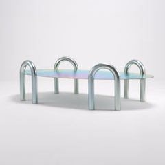 Couchtisch Curva aus Zink