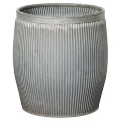 Zinc Garden Pot or Dolly Tub Planter from England