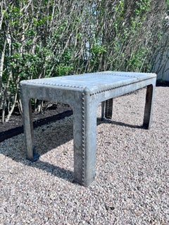 Zinc Outdoor Table, 1900s France