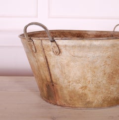 Zinc Planter / Log Bin