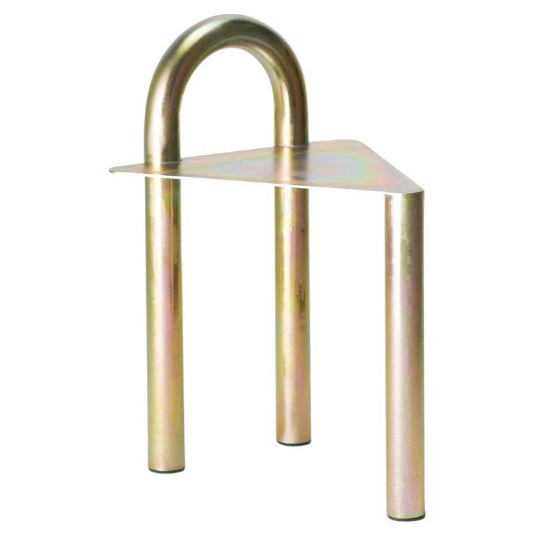 Zinc Stool Curva For Sale at 1stDibs