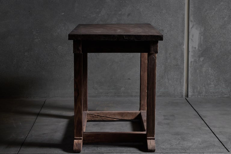 Zinc Top Console Table For Sale at 1stDibs