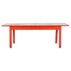 Used Zinc Top Table by C.W.S LTD