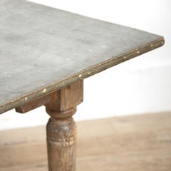 Zinc Topped Table