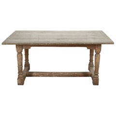 Antique Zinc Topped Table