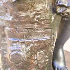Zingara, Jb Clésinger-barbedienne & Collas, Large Signed Bronze, 19th Century