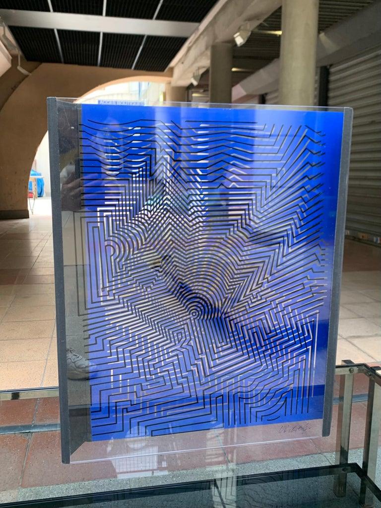 Zint, Sculpture by Vasarely Circa 1975 In Good Condition In Saint ouen, FR