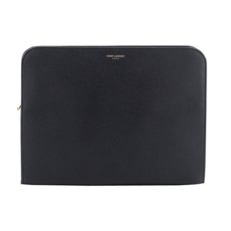 Zip Around Document Holder Leather