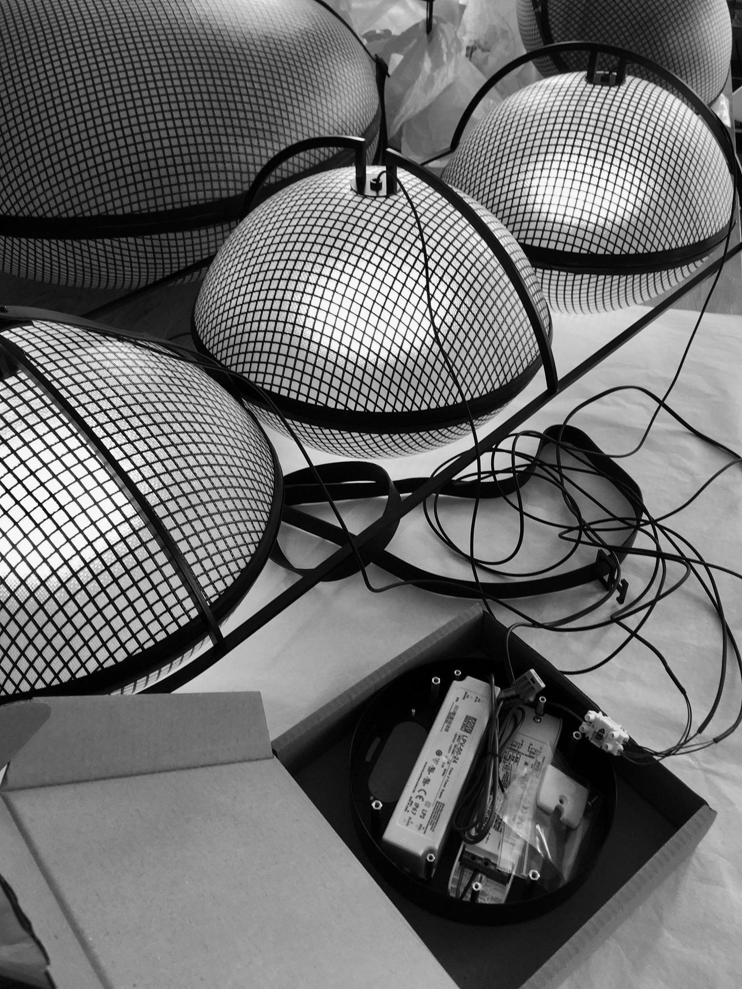 XXI secolo e contemporaneo Lampada a sospensione Zip ZOL3 di Coralie Beauchamp in vendita