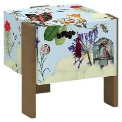 Ziqqurat Cabinet Extra Small Floral And Walnut by Driade