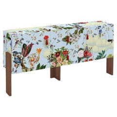Ziqqurat Cabinet M Floral And Walnut by Driade