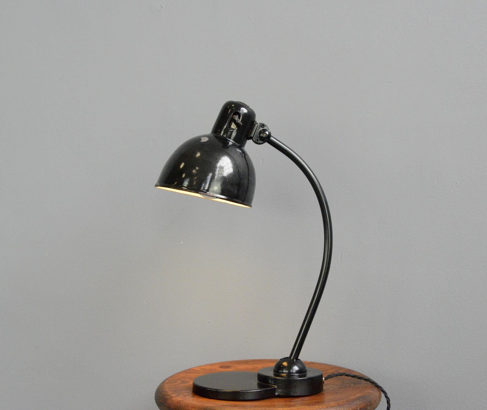 Zirax Table Lamp by Schneider, circa 1930s 1