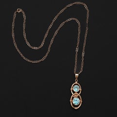 Zircon Pendant circa 1940s Original Box 4 Carats Pristine
