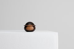 Ziricote Sun Hat Decorative Box by Master Craftsman Ray Key c1990s