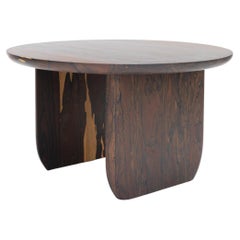 Ziricote Tropical Solid Wood Round Coffee Table