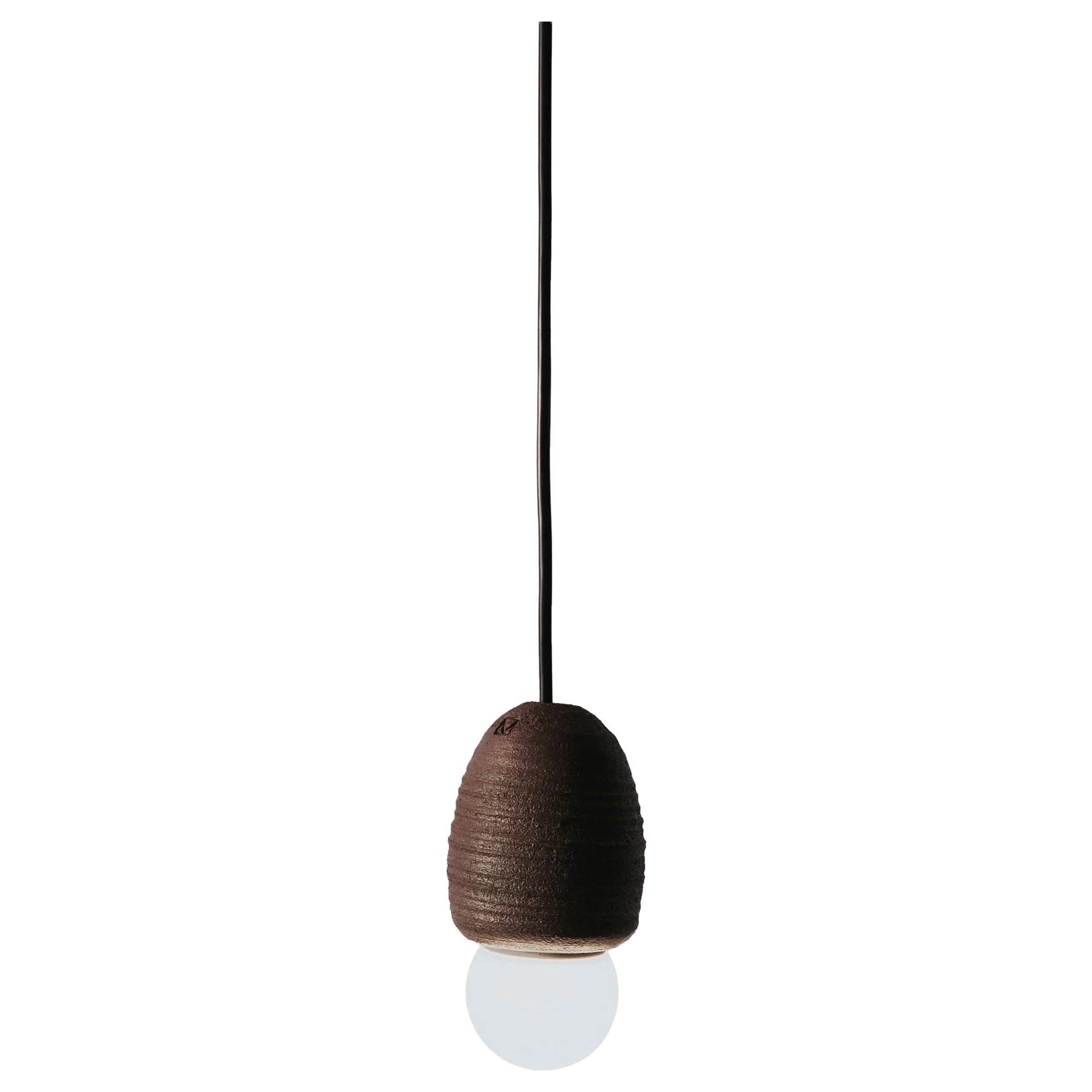 Zirky Large Ceramic Pendant Lamp by Makhno For Sale