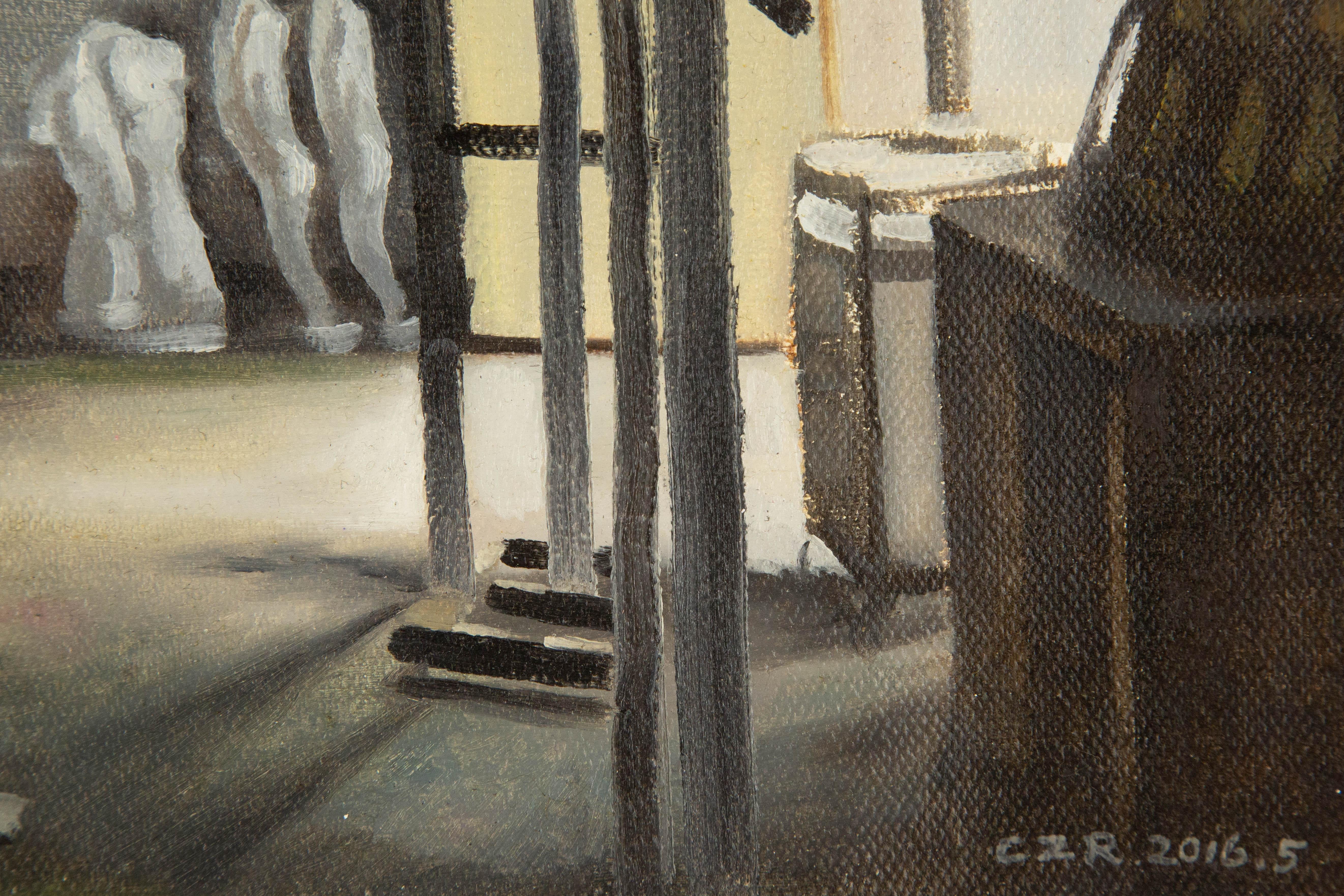 Zirui Cheng  Huile originale sur toile 