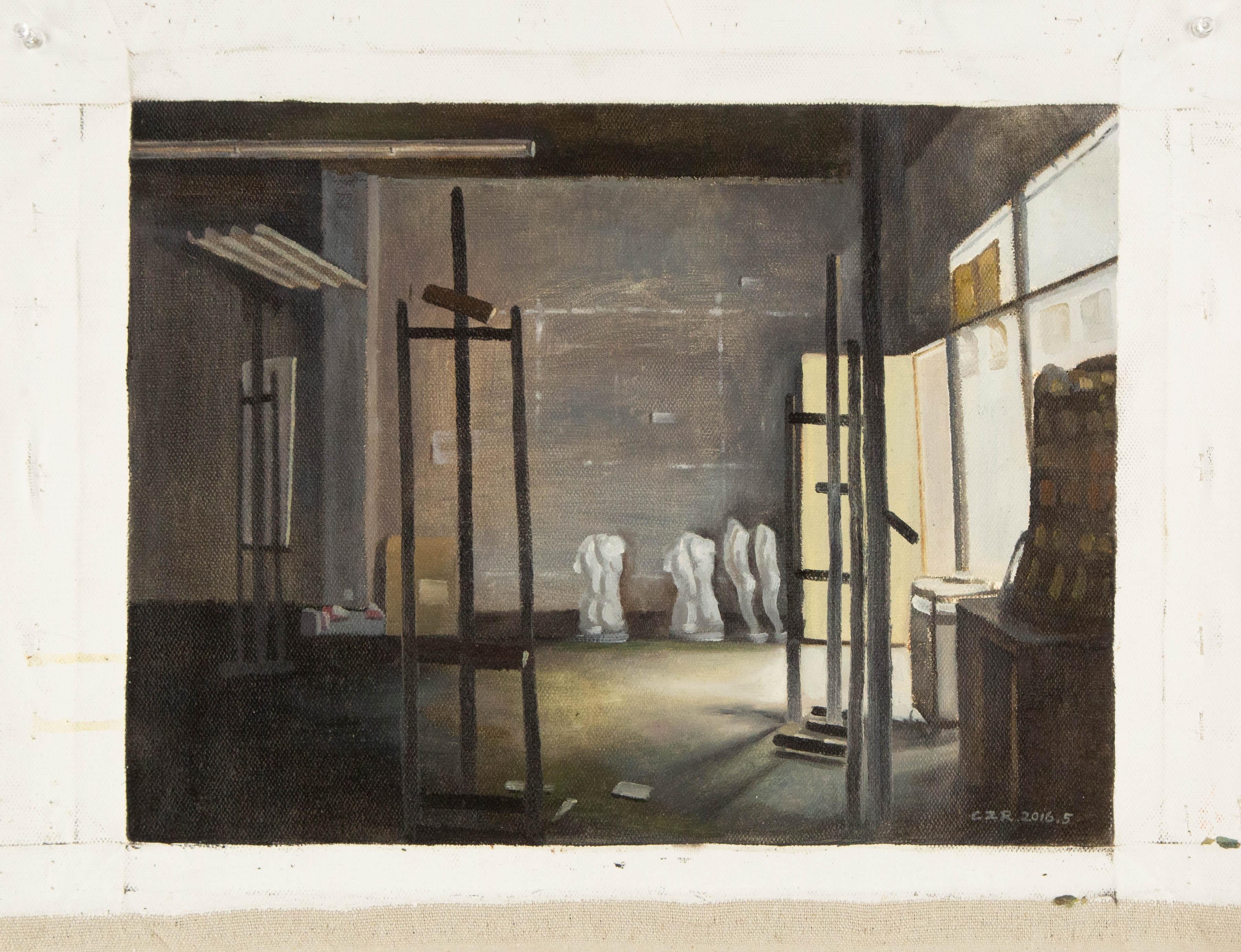 Zirui Cheng  Huile originale sur toile 