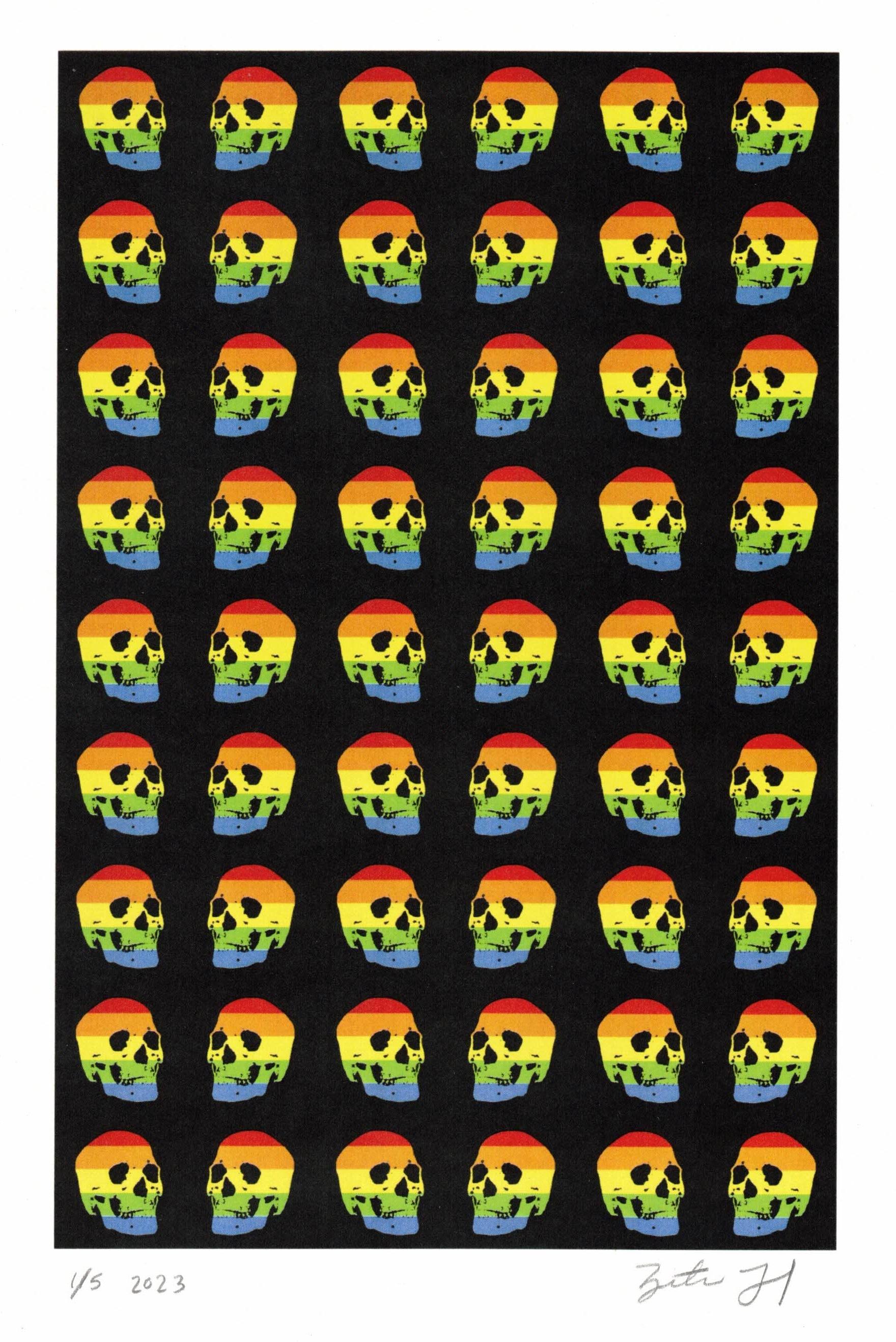 Skulls#299 - Print by Zita Hastings