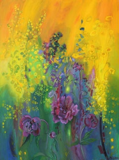 Midsummer flowers. Oil on canvas, 80.5x60.5 cm