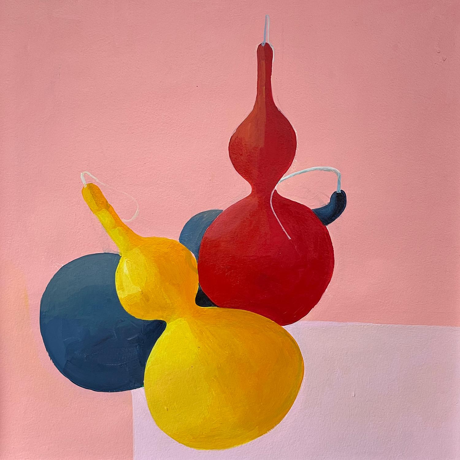 Ziui Vance Still-Life Painting - Pink Seasoning, Original Painting