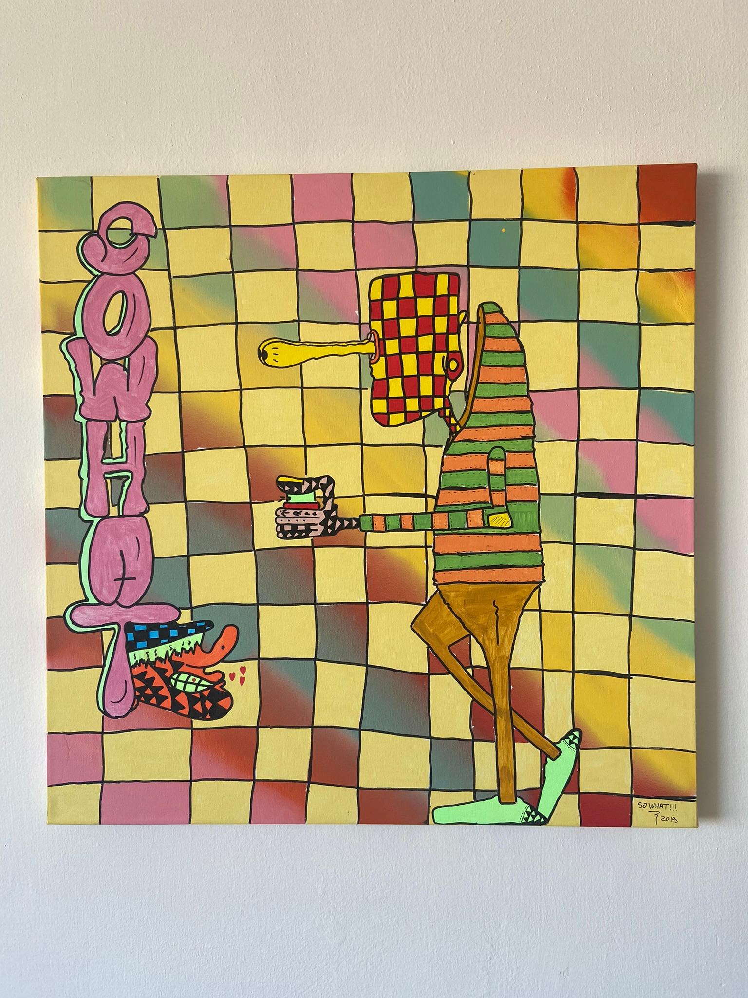 Arte contemporáneo israelí de Ziv Lahat - Camuflaje en venta 1