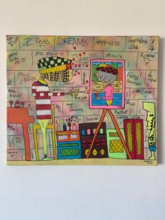 Israeli Contemporary Art by Ziv Lahat - Painting my Muse