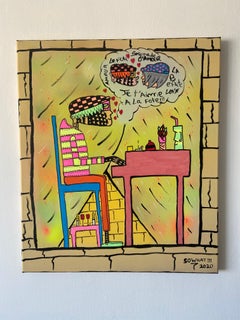 Arte contemporáneo israelí de Ziv Lahat - Serenade Sur Le Balcon