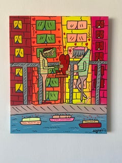 Arte Contemporáneo Israelí de Ziv Lahat - Un Pause D'amour au ile de la Cite